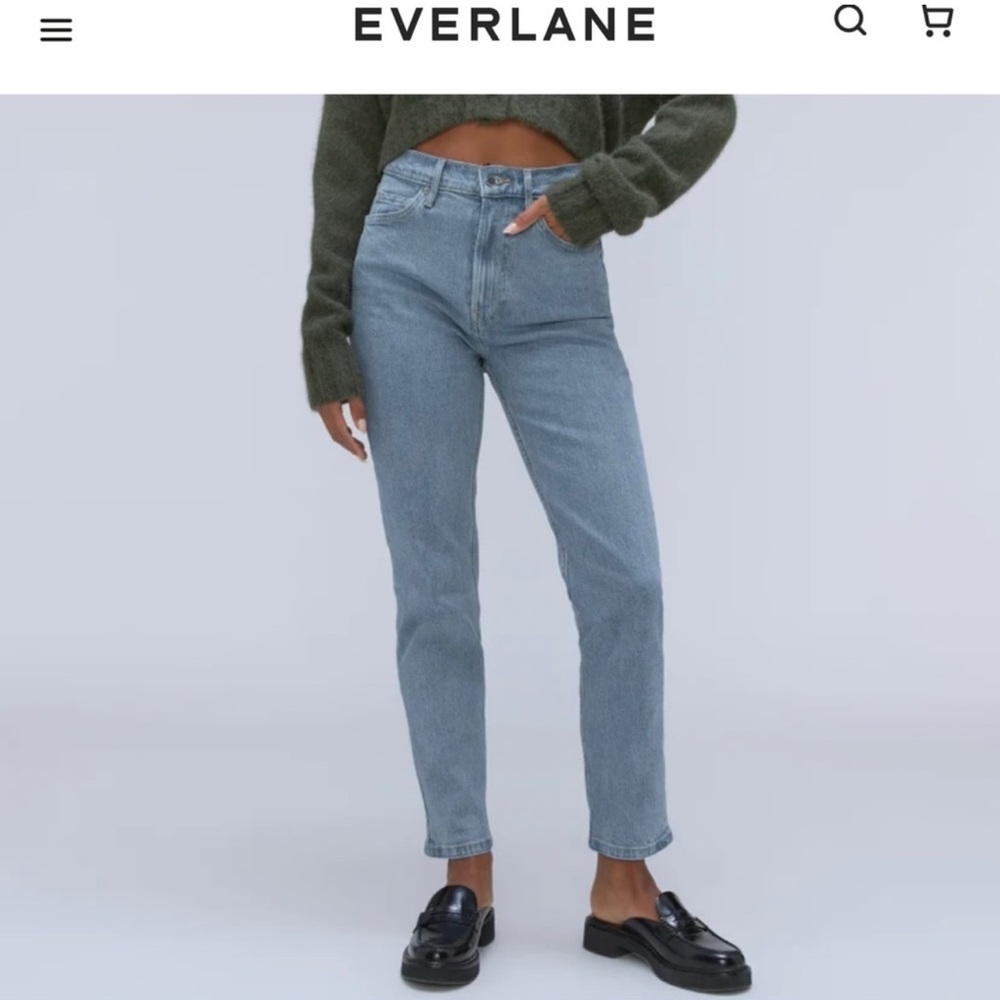 NWT Everlane The Original Cheeky Jean Organic Cotton 28
